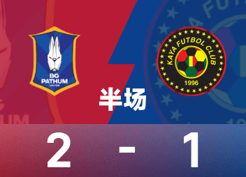 亚冠二级半场：福尔纳扎里双响，巴吞联暂2-1卡雅FC